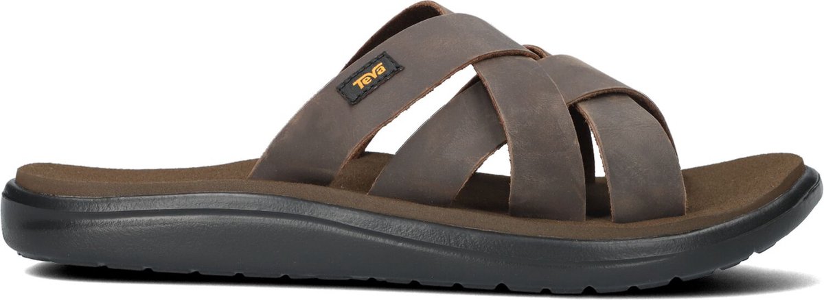 Teva M Voya Slide Slippers Heren Bruin Maat 39 bol
