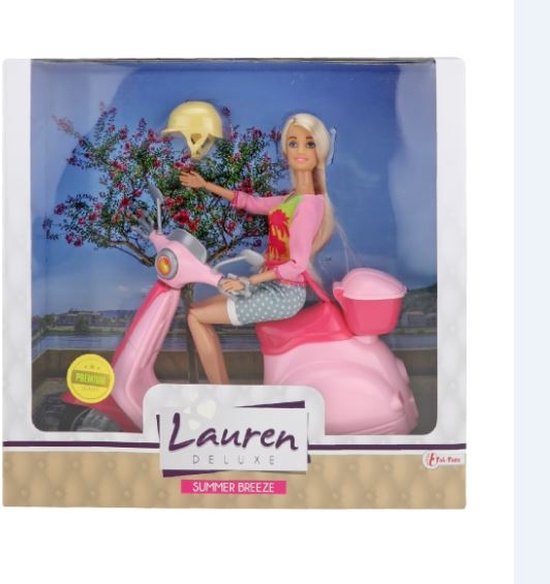 Toi-toys Lauren Tienerpop Op Scooter 28 Cm van Toi-Toys — afbeelding 3
