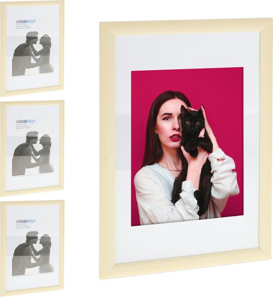 EXIN DECHEN 10 Weiße Passepartouts 15x20 Cm - Säurefreie Bilderkartons Für Fotos & Kunstdrucke