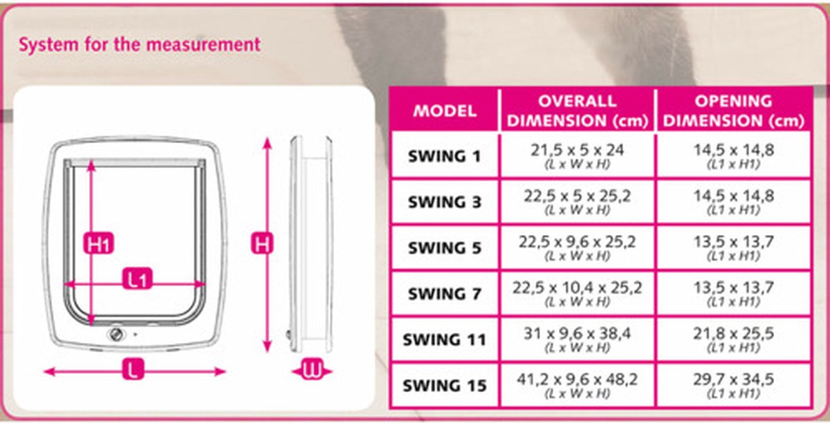 Ferplast Swing Poezendeur 5T thumbnail 4
