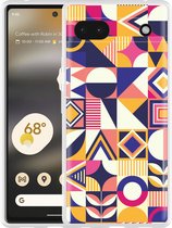 Google Pixel 6a Hoesje Modern Abstract Paars - Designed by Cazy