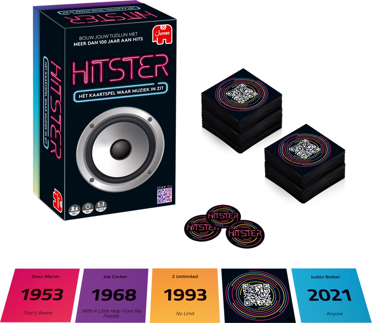 Jumbo - Hitster Original - Nederlandstalig Partyspel - Actiespel — afbeelding 18