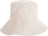 Gabi Bucket Hat Dames Vissershoedje Winter House of Ord - Maat: M/L: 58cm Kleur: Beige
