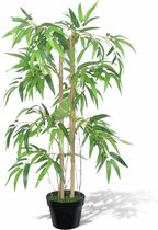 vidaXL - Kunstplant - bamboe - Twiggy - met - pot - 90 - cm
