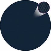 vidaXL - Zwembadfolie - solar - drijvend - 381 - cm - PE - zwart - en - blauw