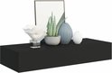 Wandschappen 2 st met lade 40x23,5x10 cm MDF zwart Wandschappen 2 st met lade 40x23,5x10 cm MDF zwart