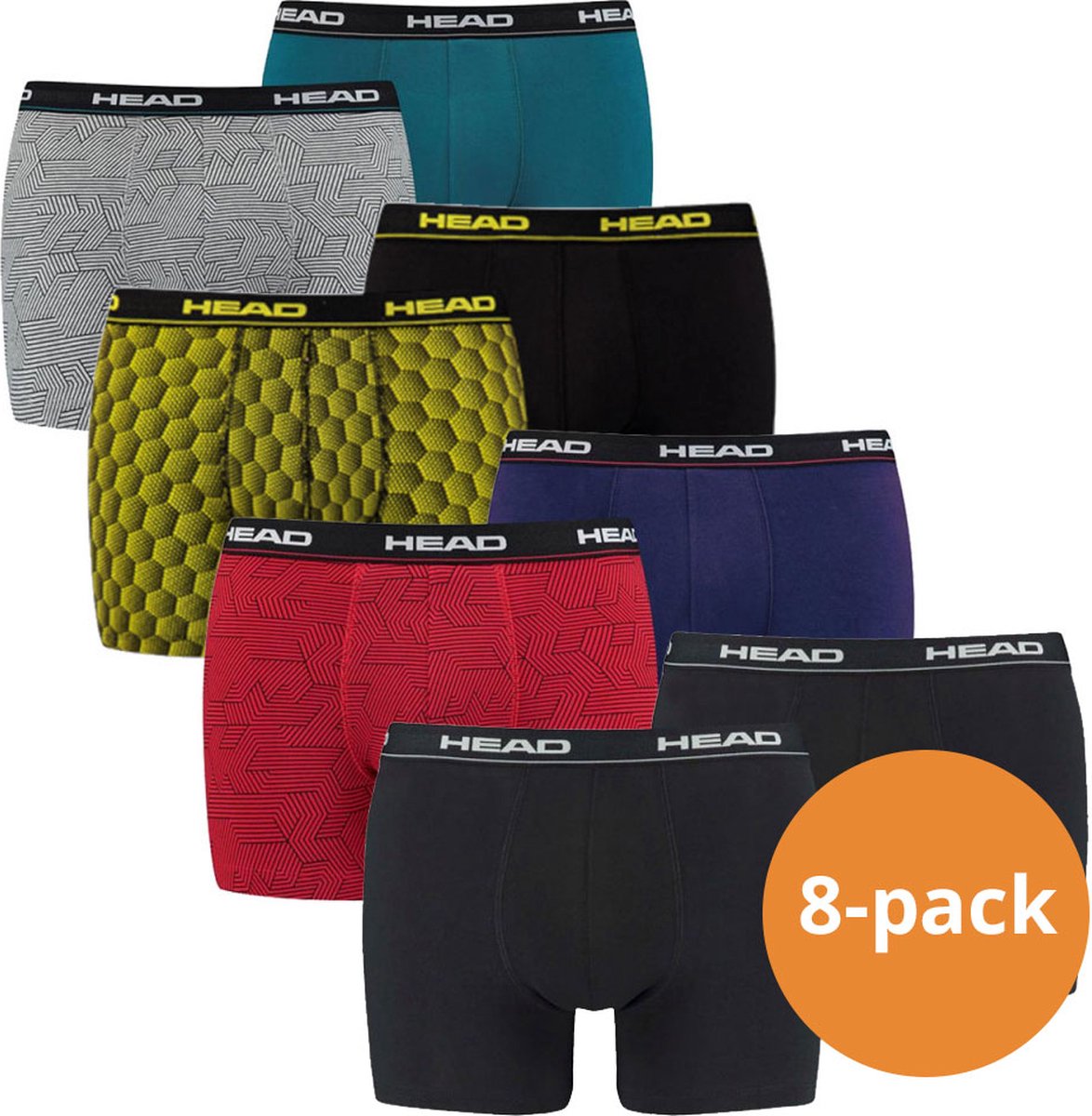 Head Boxershorts Basic 15-Pack Zwart