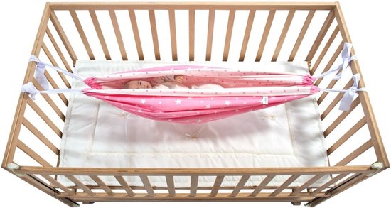 Sevibaby Pink Stars Baby Hangmatje 576-2