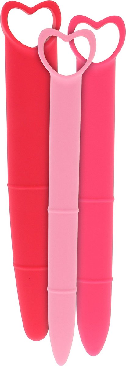 Goedkoopste Mae B - Silicone Vaginal Dilators 3pcs - Dilator Vagina Roze