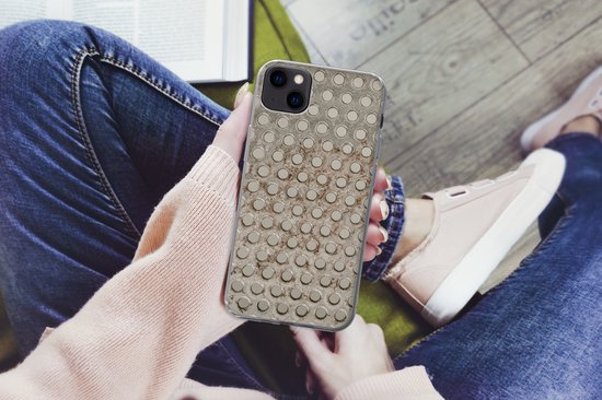 Coque iPhone 13 mini - Rouille - Clous - Fer - Siliconen