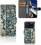Coque Photo Xiaomi Poco X4 Pro 5G Coque Téléphone Fleurs Beige
