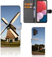 GSM Hoesje Geschikt voor Samsung Galaxy A13 (4G) Mobiel Bookcase Molen