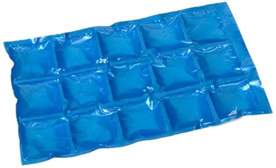 5x stuks herbruikbare koelelementen/icepacks 15 x 24 cm - Flexibele koelelementen voor koeltas/koelbox — afbeelding 2