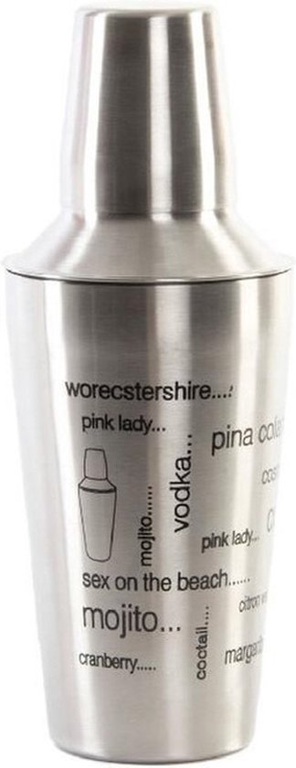Leopold Vienna Cocktailshaker 3-Delig 700ml RVS - Marc Cook & Home