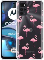 Motorola Moto G22 Hoesje Flamingo - Designed by Cazy