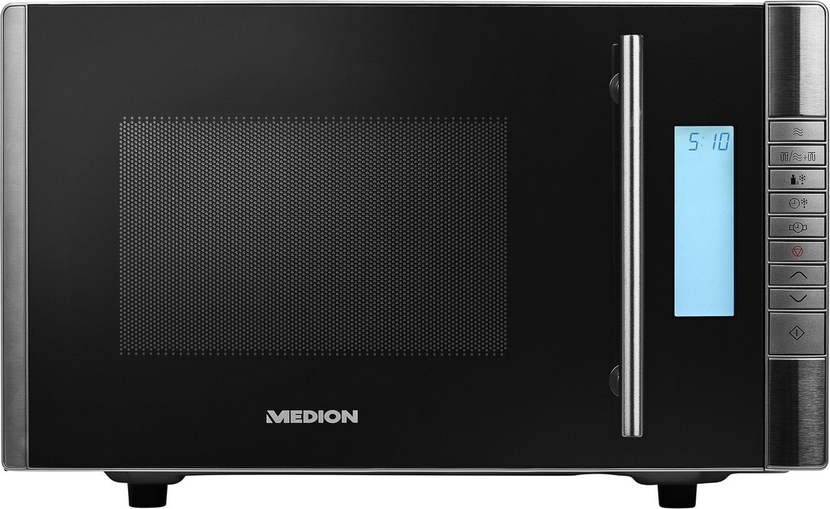 Medion MD 14482 - Solo-magnetron met grill - 800 Watt - Zwart