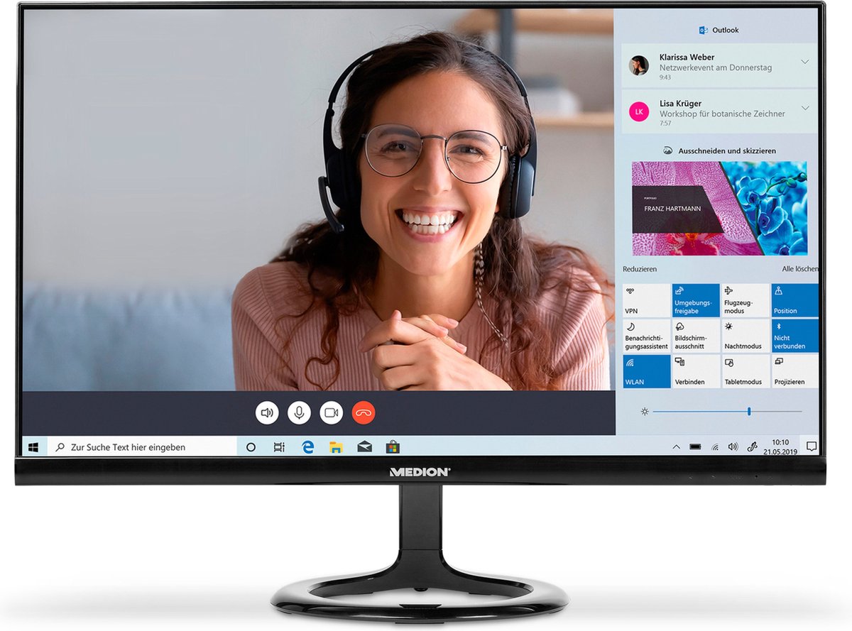 Medion Akoya P52709 - Full HD VA Monitor - 27 Inch - zwart | bol.com