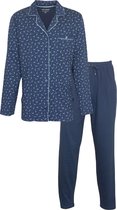 Paul Hopkins - Heren Pyjama - Doorknoop - Blauw - Maat XL