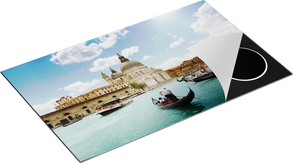 Chefcare Inductie Beschermer Basiliek San Marco in Venetië op het Water - 85x55 cm - Afdekplaat Inductie - Kookplaat Beschermer - Inductie Mat