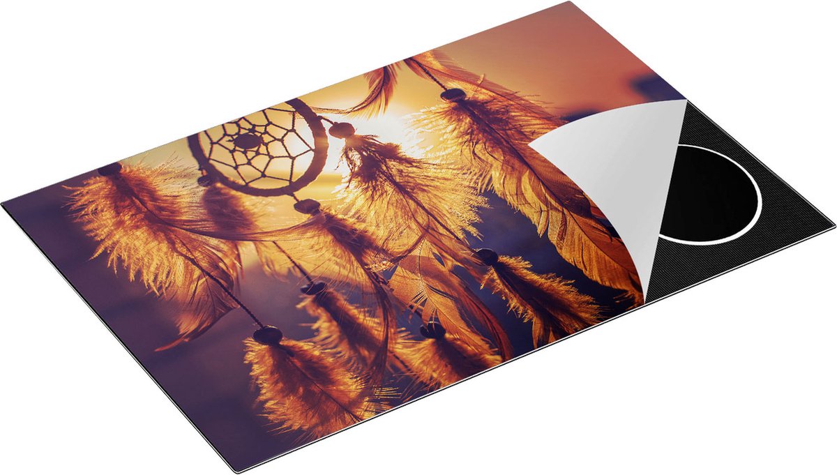 Chefcare Inductie Beschermer Amulet van de Indianen - Symbool - Ketting - 81x52 cm - Afdekplaat Inductie - Kookplaat Beschermer - Inductie Mat
