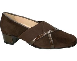 Hassia -Dames -  bruin donker - pumps & hakschoenen - maat 37