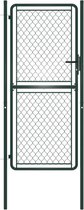 vidaXL - Poort - 100x175 - cm - staal - groen