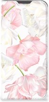 Stand Case Hoesje Cadeau voor Mama Geschikt voor Samsung Galaxy A13 (4G) Smart Cover Mooie Bloemen