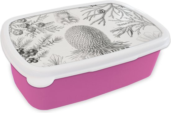 Navaris metalen broodtrommel met klapdeksel - Vershouddoos voor brood - 35 x 24 x 23 cm - Van ijzer met houten details in zwart