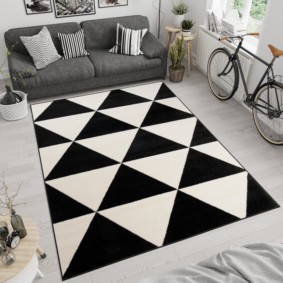 Tapiso Maroko Vloerkleed Tapijten Woonkamer Carpet Maat- 240x330 Antraciet 3