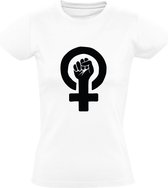 Feminist Dames T-shirt | Vrouw | Vriendin | Meid | Meisje | Feminisme | MeToo | cadeau | kado  | shirt