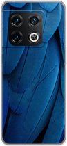 Case Company® - Hoesje geschikt voor OnePlus 10 Pro hoesje - Pauw - Soft Cover Telefoonhoesje - Bescherming aan alle Kanten en Schermrand