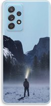 Case Company® - Hoesje geschikt voor Samsung Galaxy A73 hoesje - Wanderlust - Soft Cover Telefoonhoesje - Bescherming aan alle Kanten en Schermrand