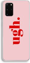 Case Company® - Hoesje geschikt voor Samsung Galaxy S20 Plus hoesje - Ugh - Soft Cover Telefoonhoesje - Bescherming aan alle Kanten en Schermrand