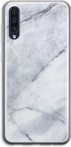 Case Company® - Hoesje geschikt voor Samsung Galaxy A50 hoesje - Witte marmer - Soft Cover Telefoonhoesje - Bescherming aan alle Kanten en Schermrand