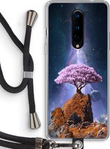 Case Company® - Hoesje met koord geschikt voor OnePlus 8 hoesje met Koord - Ambition - Telefoonhoesje met Zwart Koord - Bescherming aan alle Kanten en Over de Schermrand