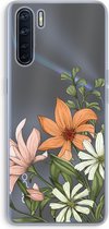 Case Company® - Oppo A91 hoesje - Floral bouquet - Soft Cover Telefoonhoesje - Bescherming aan alle Kanten en Schermrand