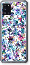 Hoesje geschikt voor Samsung Galaxy A31 hoesje - Hibiscus Flowers - Soft Cover Telefoonhoesje - Bescherming aan alle Kanten en Schermrand