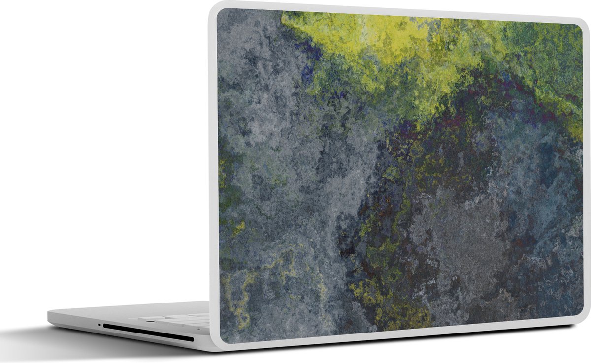 Laptop sticker - 12.3 inch - Roest print - Natuursteen - Steen - Industrieel - 30x22cm - Laptopstickers - Laptop skin - Cover
