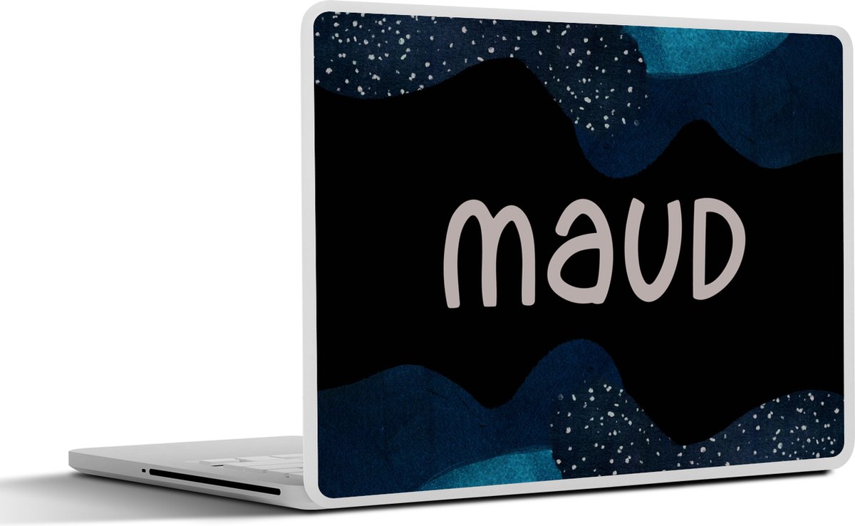 Laptop sticker - 14 inch - Maud - Pastel - Meisje - 32x5x23x5cm - Laptopstickers - Laptop skin - Cover