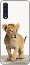Geschikt voor Samsung Galaxy A50 hoesje - Leeuw - Welp - Kinderen - Jongens - Dieren - Meisjes - Siliconen Telefoonhoesje
