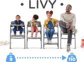Kinderkraft LIVY - Kinderstoel 3in1 - Verstelbare zitting - tot 110 kg - Roze