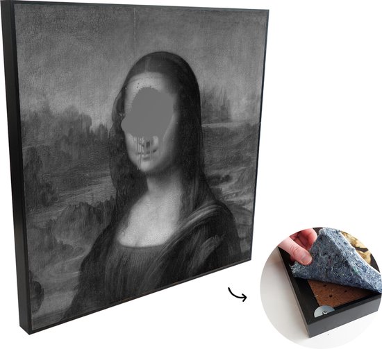 Décoration Murale Métal - Aluminium - Mona Lisa - Leonardo Da Vinci