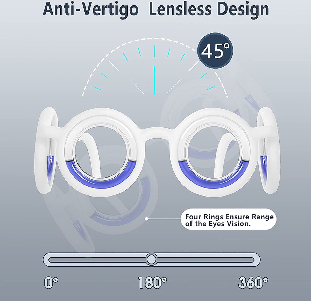 Wagenziekte bril AntiMotion Sickness Smart bril wagenziekte bandjes