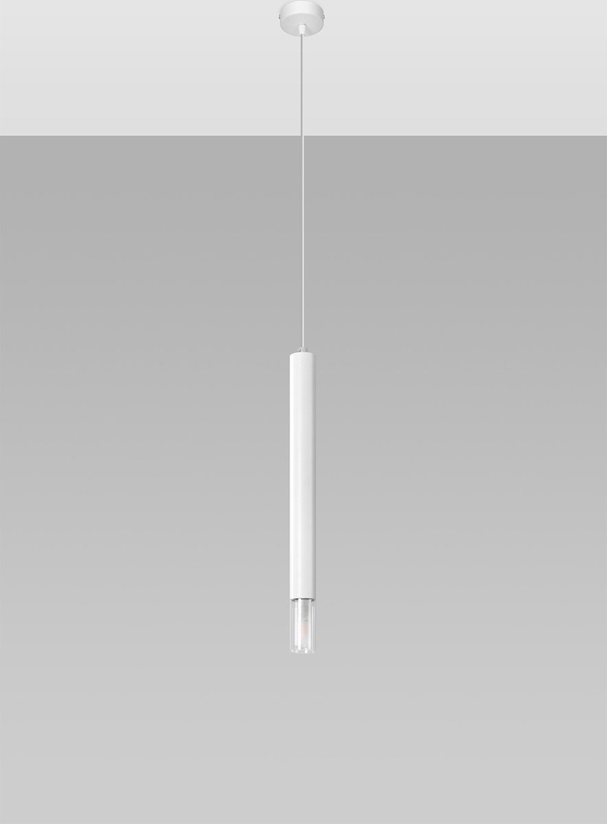 Hanglamp Wezyr 1 - Hanglampen - Woonkamer Lamp - G9 - Wit