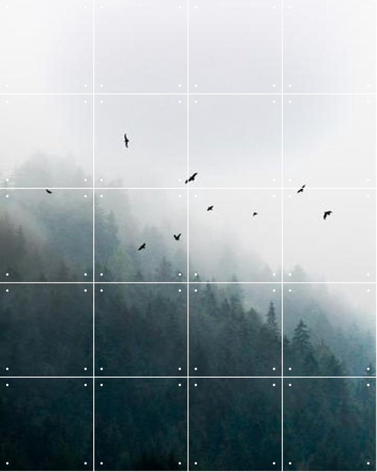 IXXI Foggy Morning 4 - Wanddecoratie - Abstract - 80 x 100 cm