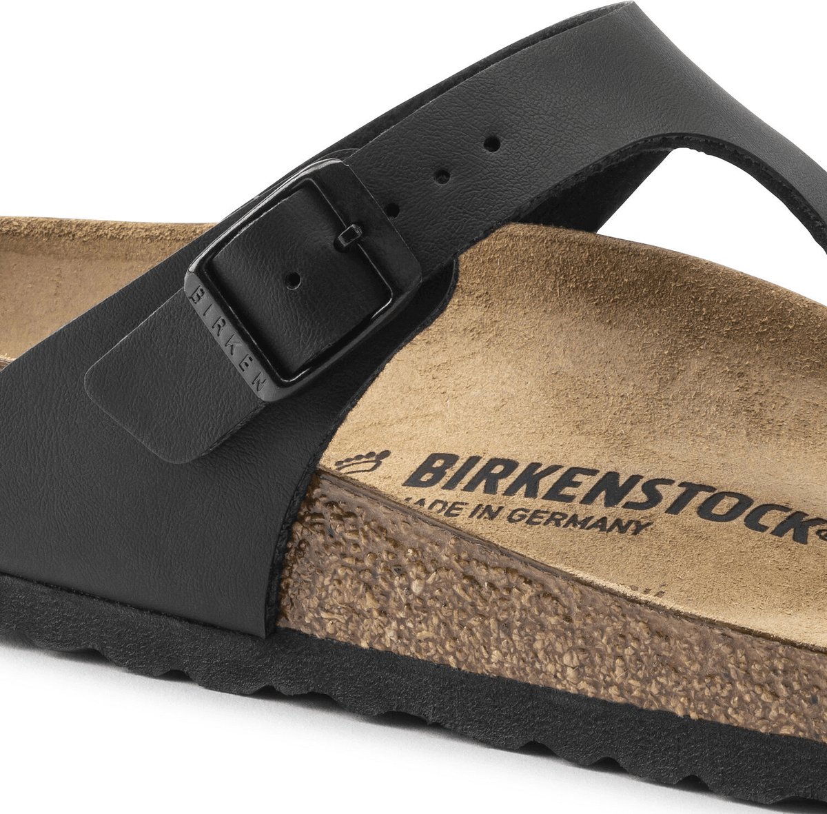 Birkenstock Gizeh Dames Slippers Regular fit - Black - Maat 40 | bol