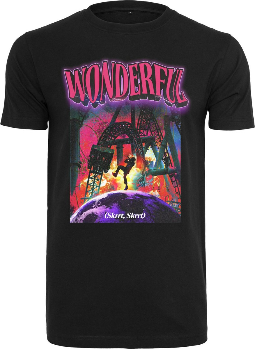 Mister Tee Wonderful Heren T-shirt 2XL Zwart