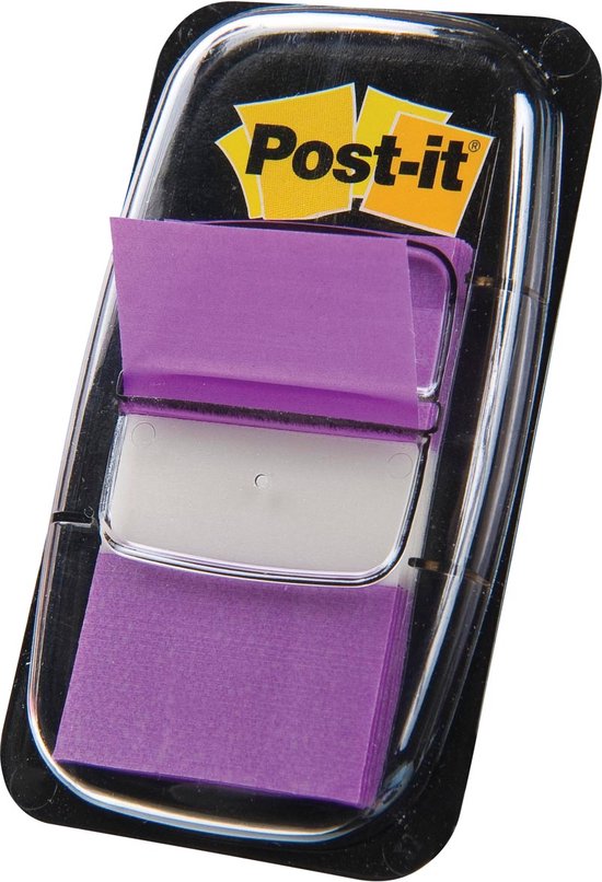 Post-itÂ® Index Standaard, Paars, 25.4 x 43.2 mm, 50 Tabs/Dispenser
