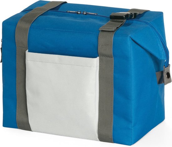 Strand/picknick isolatie koeltas blauw 15 liter inhoud en 38 x 33 x 18 cm van Enrico Benetti — afbeelding 2
