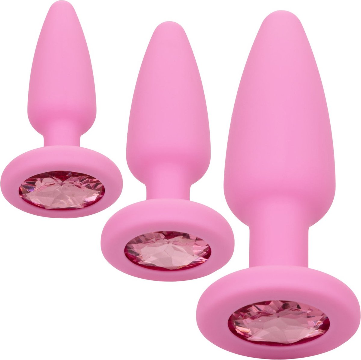 Goedkoopste CalExotics Anaal Crystal Booty Kit Roze